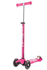 MICRO Maxi Deluxe Kinderscooter Kickboard ab 5 Jahren Variante pink
