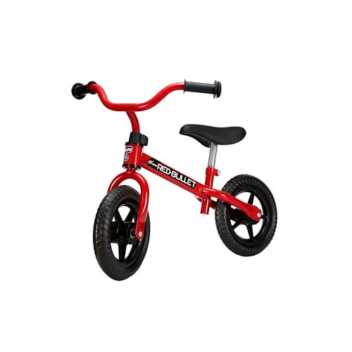 Chicco Red Bullet Laufrad für Kinder 2-5 Jahre, Kinder Laufrad fürs Gleichgewicht, mit höhenverstellbarem Sattel und Lenker, max. 25 kg, Rot – Spielzeug für Kinder 2-5 Jahre