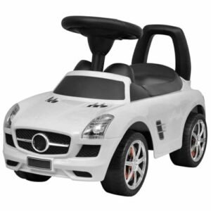 vidaXL Rutschauto 6 Geräusche Weiß Rutscher Kinderauto Bobbycar Kinderfahrzeug