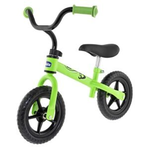 Chicco Green Rocket Laufrad für Kinder 2-5 Jahre, Kinder Laufrad fürs Gleichgewicht, mit höhenverstellbarem Sattel und Lenker, max. 25 kg, Grün – Spielzeug für Kinder 2-5 Jahre