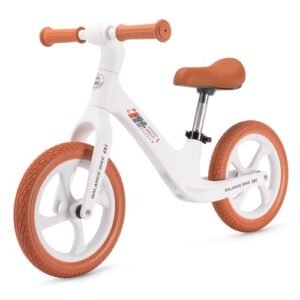 KONG MING CAR Laufrad – 12 Zoll Balance Bike für Kinder von 2-6 Jahren, Höhenverstellbar mit Fußstütze, Ergonomischem Sattel und Pannensicheren Rädern, Bis zu 35kg