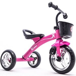 Kiddo Rosa 3 Wheeler intelligentes Design Kids Kind Kinder Trike Dreirad Rutscher Bike 2-5 Jahre neu – Rosa