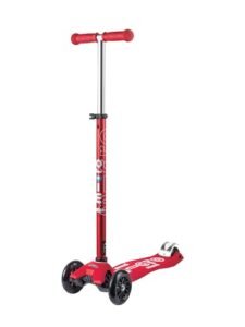 MICRO Maxi Deluxe Kinderscooter Kickboard ab 5 Jahren Variante red