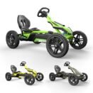 Der Sitz lässt sich individuell anpassen, was praktisch ist, wenn das Kind mitwächst. Der Aufbau erfordert etwas Geduld und Zeit, am besten zu zweit, ist aber gut machbar. Die Pedale des BERG Rally Gokart sind für kleinere Kinder manchmal recht schwer zu treten, bieten aber gleichzeitig einen guten Trainingseffekt.